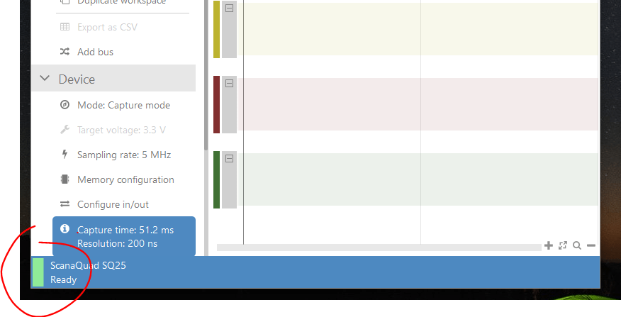 SQ25 logic analyzer online